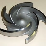 An investment cast impeller